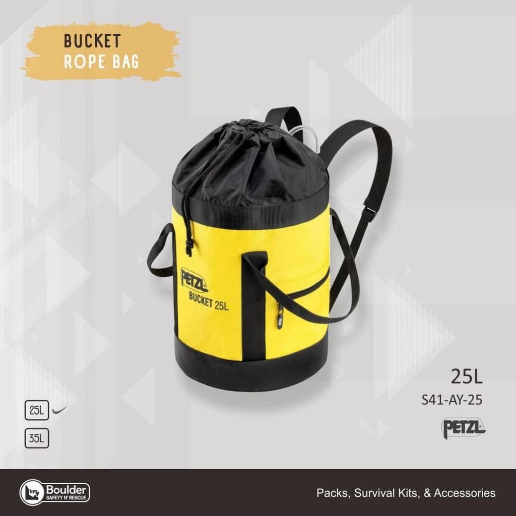 PETZL BUCKET ROPE BAG 25L TAS TALI TAS PANJAT TEBING PREMIUM