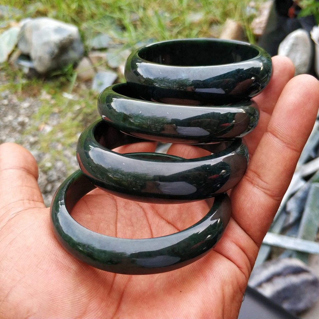 Gelang Giok Hitam  blackjade Aceh