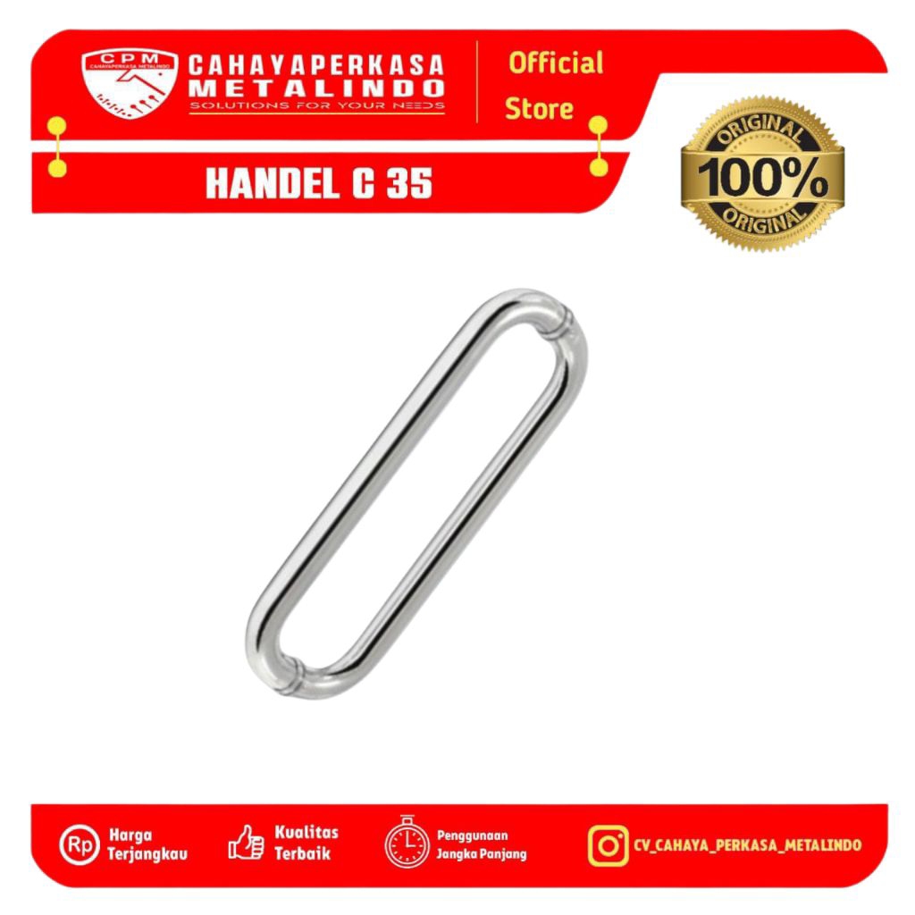 pegangan pintu stainless as 35 cm & 20 cm