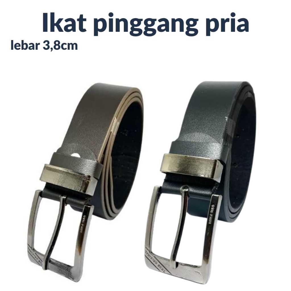 Ban Pinggang Pria Gesper Pria Ikat Pinggang Pria Kepala Jarum Bahan Sintetis Panjang 110cm dan 130cm