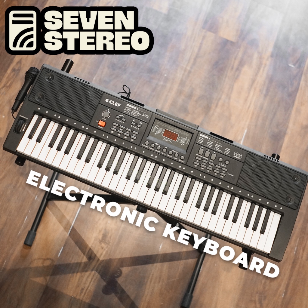 Clef Keyboard 61 keys Portable Keyboard