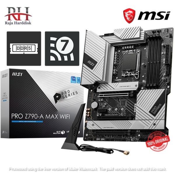 MSI PRO Z790-A MAX WIFI DDR5 INTEL Z790 LGA1700 MOTHERBOARD