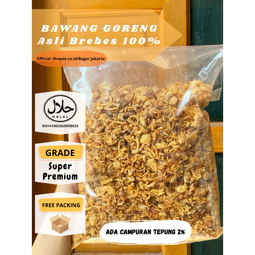 Bawang Merah Goreng / Brambang Goreng 1 Kg