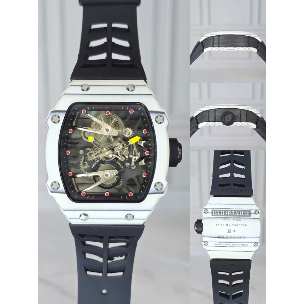 JAM TANGAN RM27-02 TOURBILLON SWISS AUTOMETIC TIP TIER 5 FULLSET