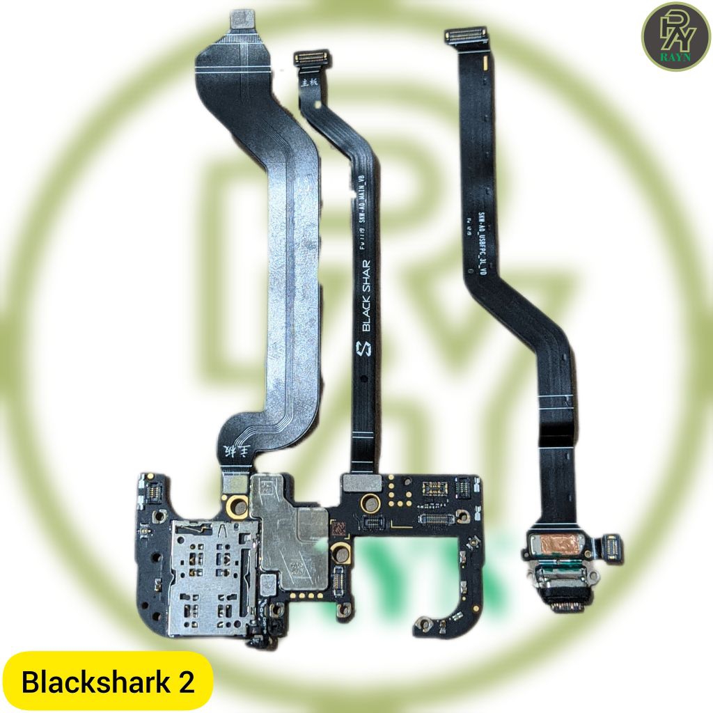 papan mesin bawah fleksibel cas BLACK SHARK 2 ORIGINAL copotan bergaransi