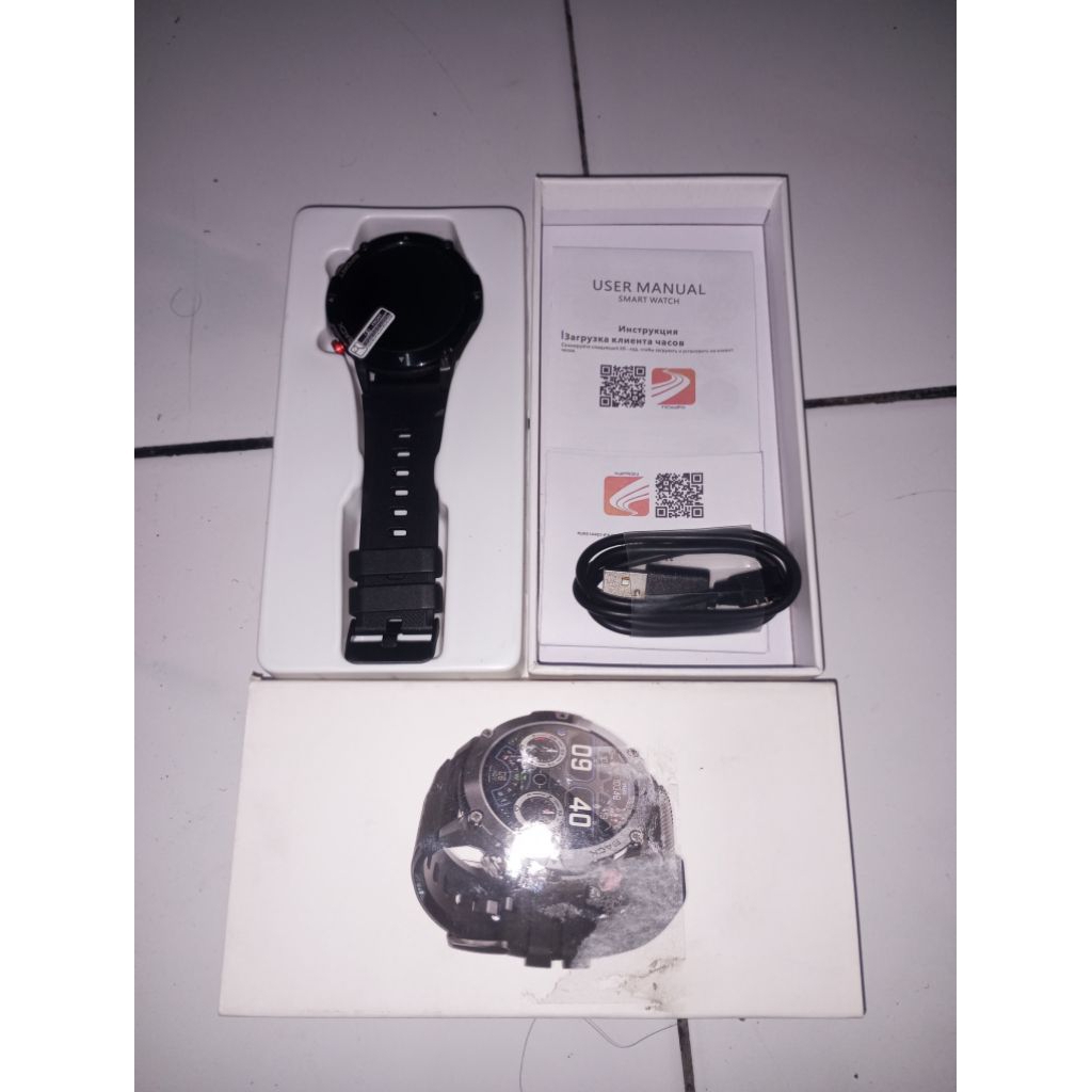 Smartwatch c21 Sport Full Touchscreen – Paket Lengkap