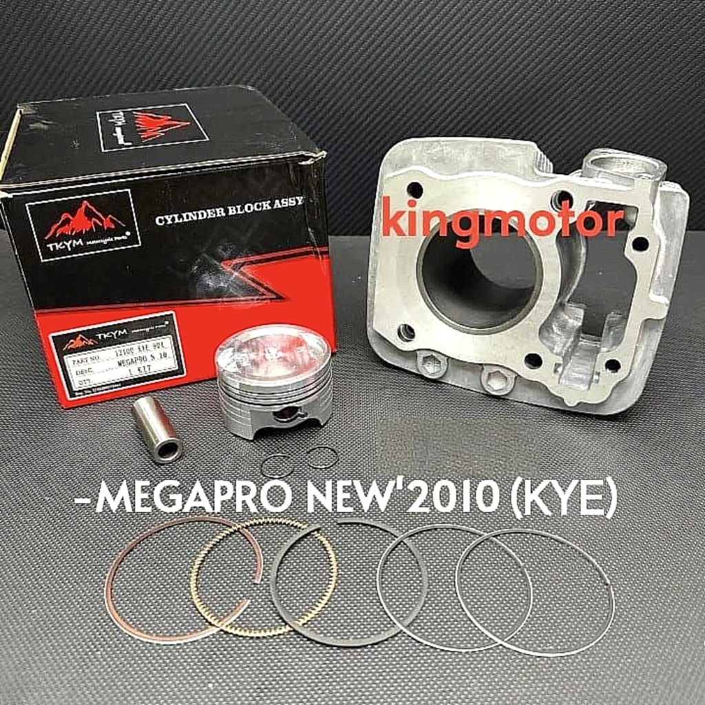 BLOK MESIN + SEHER PISTON KIT KYE TAKAYAMA MEGAPRO NEW VERZA ORI TAKAYAMA
