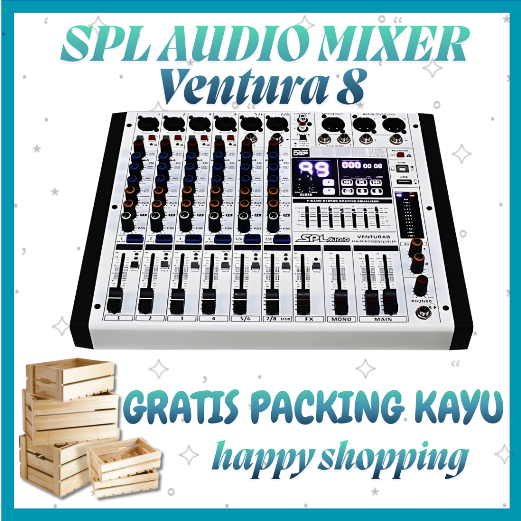 SPL Audio Mixer 8 Channel tipe Ventura 8