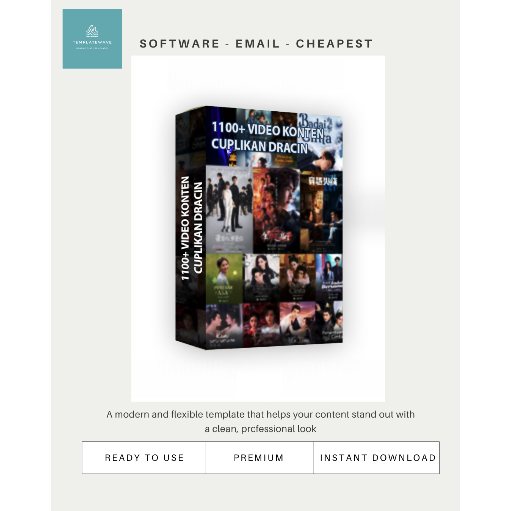 1100+ Video Konten Dracin Siap Upload Auto FYP BEST SELLER