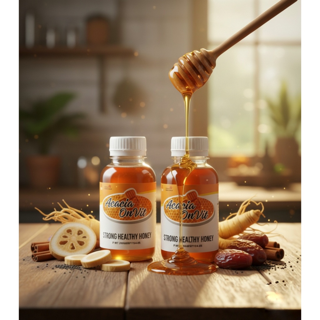 Madu Acacia OnVIT  Strong Healty Honey Mini 10ml  Pria