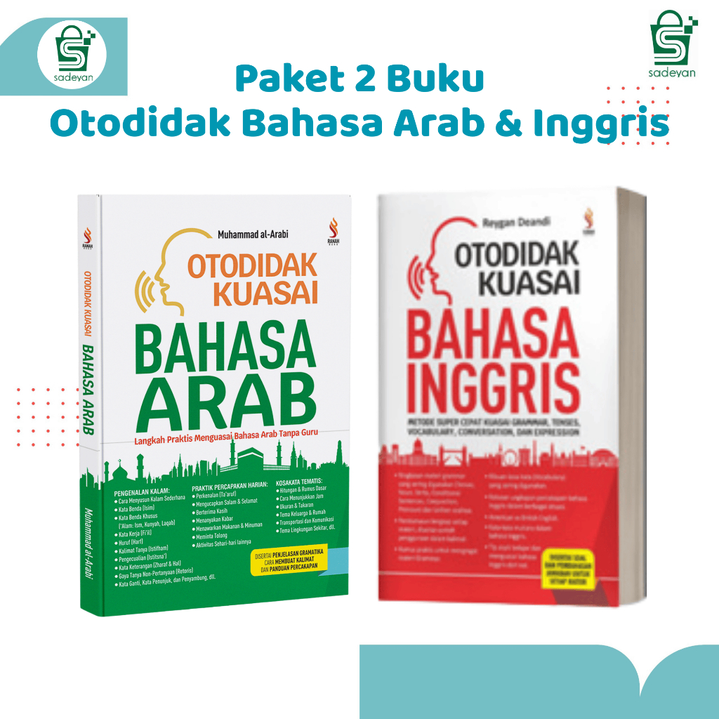 BUNDLING BUKU OTODIDAK Paket Bundling 2 Buku Otodidak Kuasai Bahasa Arab dan Bahasa Inggris BUKU OTO