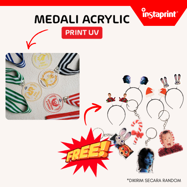 Medali Akrilik Custom / Piagam Sekolah Lomba Kelulusan / Piagam Akrilik Murah / Piagam Buat pacar