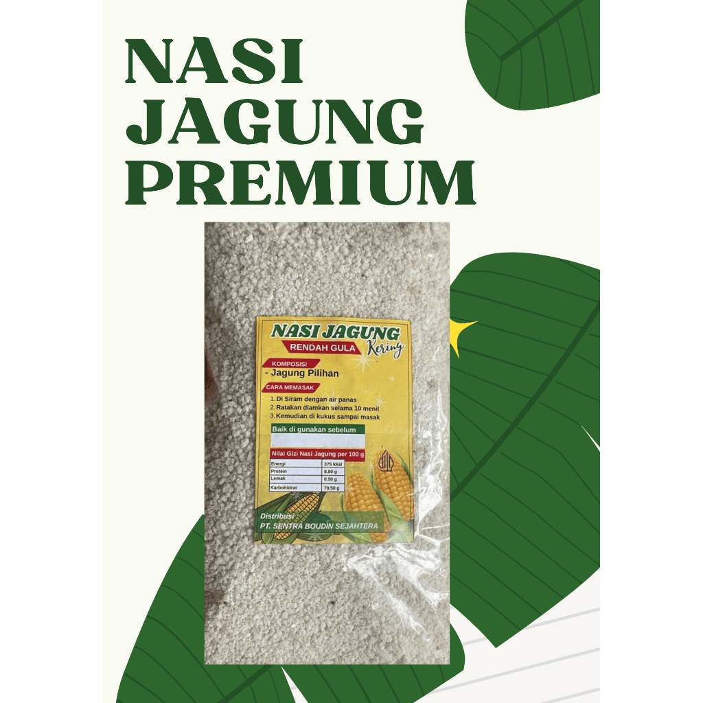 BERAS JAGUNG PREMIUM PUTIH NASI JAGUNG OYEK JAGUNG BERAS DIET