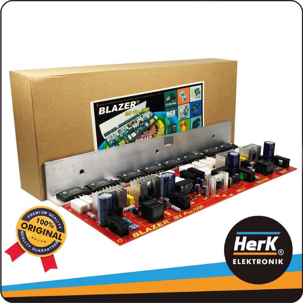 Kit Power Blazer 1000 Watt Bass Kuat KIT AMPLIFIER STEREO ST PRO POWER 500W X2 ORIGINAL BELL BGR
