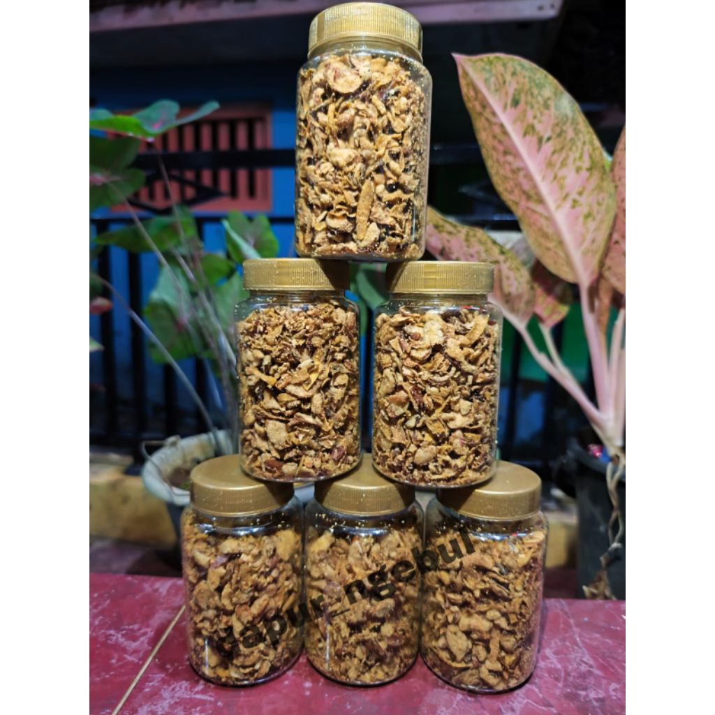 Bawang Goreng Toples campuran enak siap santap