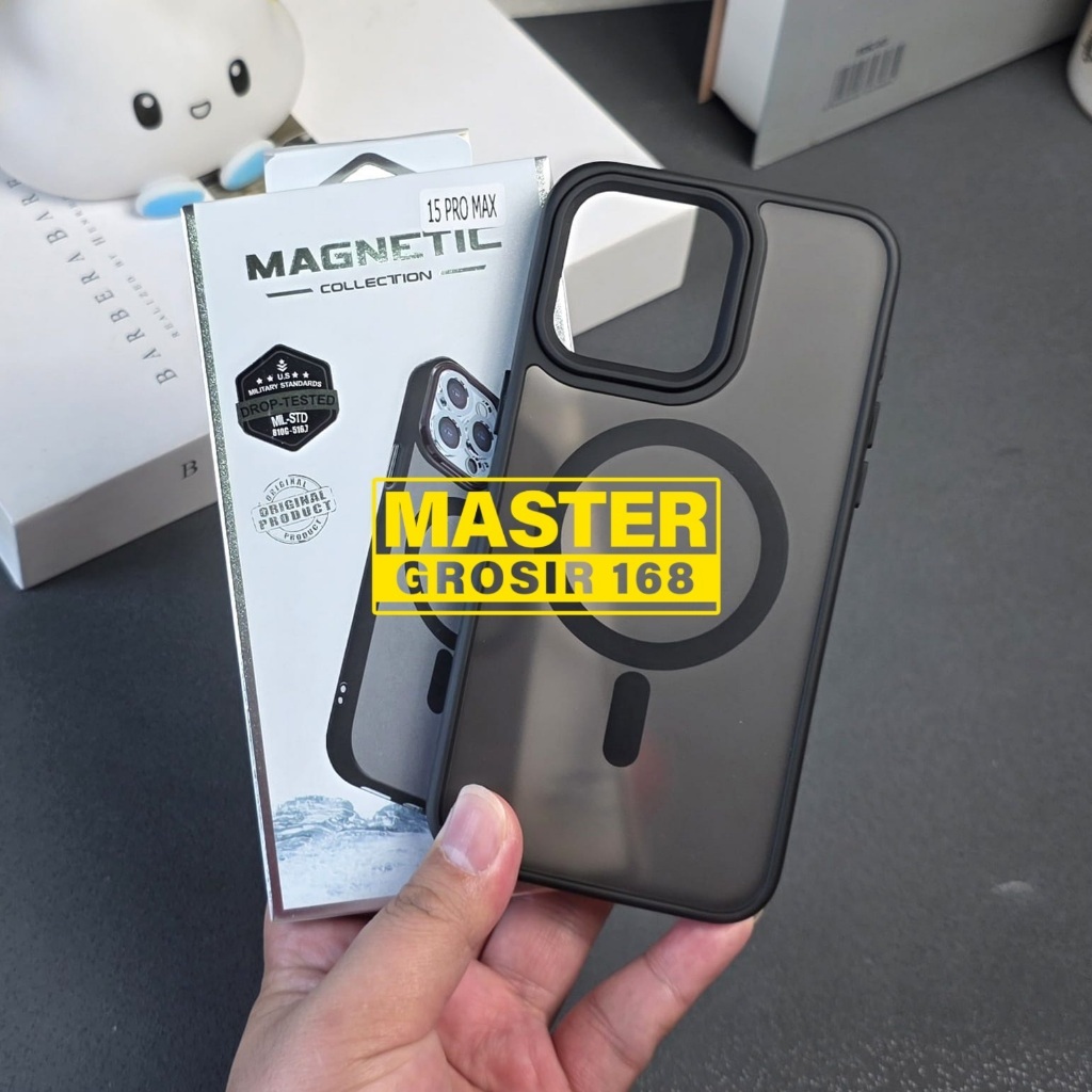 IPHONE 7 / IPHONE 7 PLUS  CASE MAGSAFE BLACK DOFF MAG-09 (MASTER)