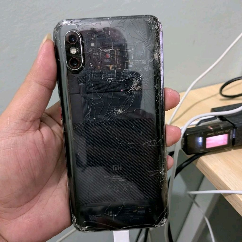 Xiaomi Mi 8 pro transparan Ram 6/8gb minus lcd second Singapura ex inter