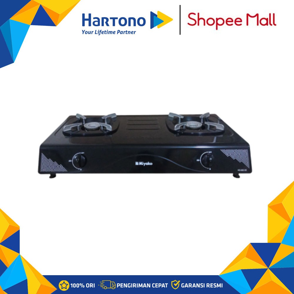 MIYAKO GAS STOVE KOMPOR GAS 2 TUNGKU - KG-202CE / KG-202 CE