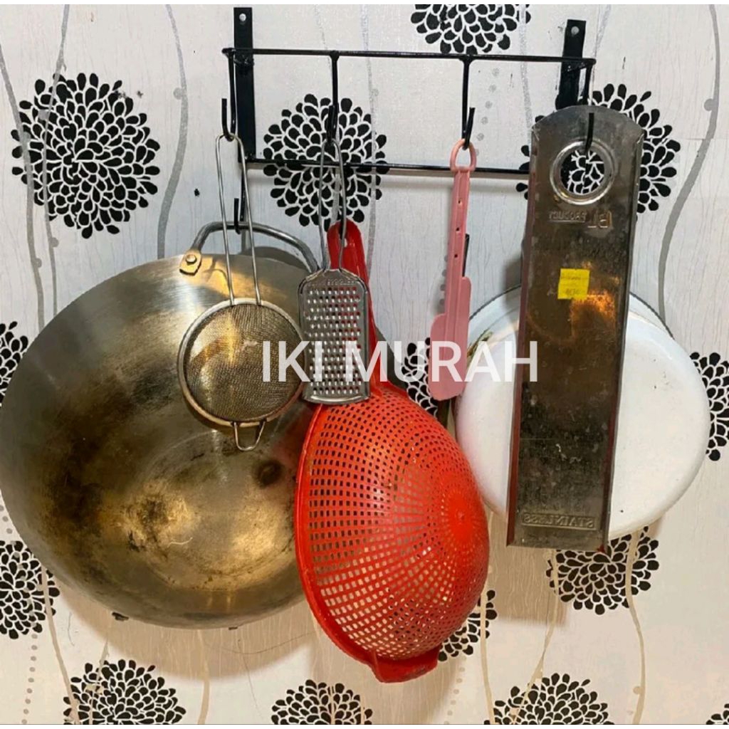 Rak gantung wajan dan panci serbaguna