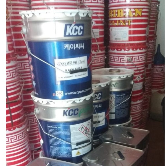 KCC Galvany IZ180N inorganic zinc silicate primer 18L set, KCC Paint cat meni zinc grey