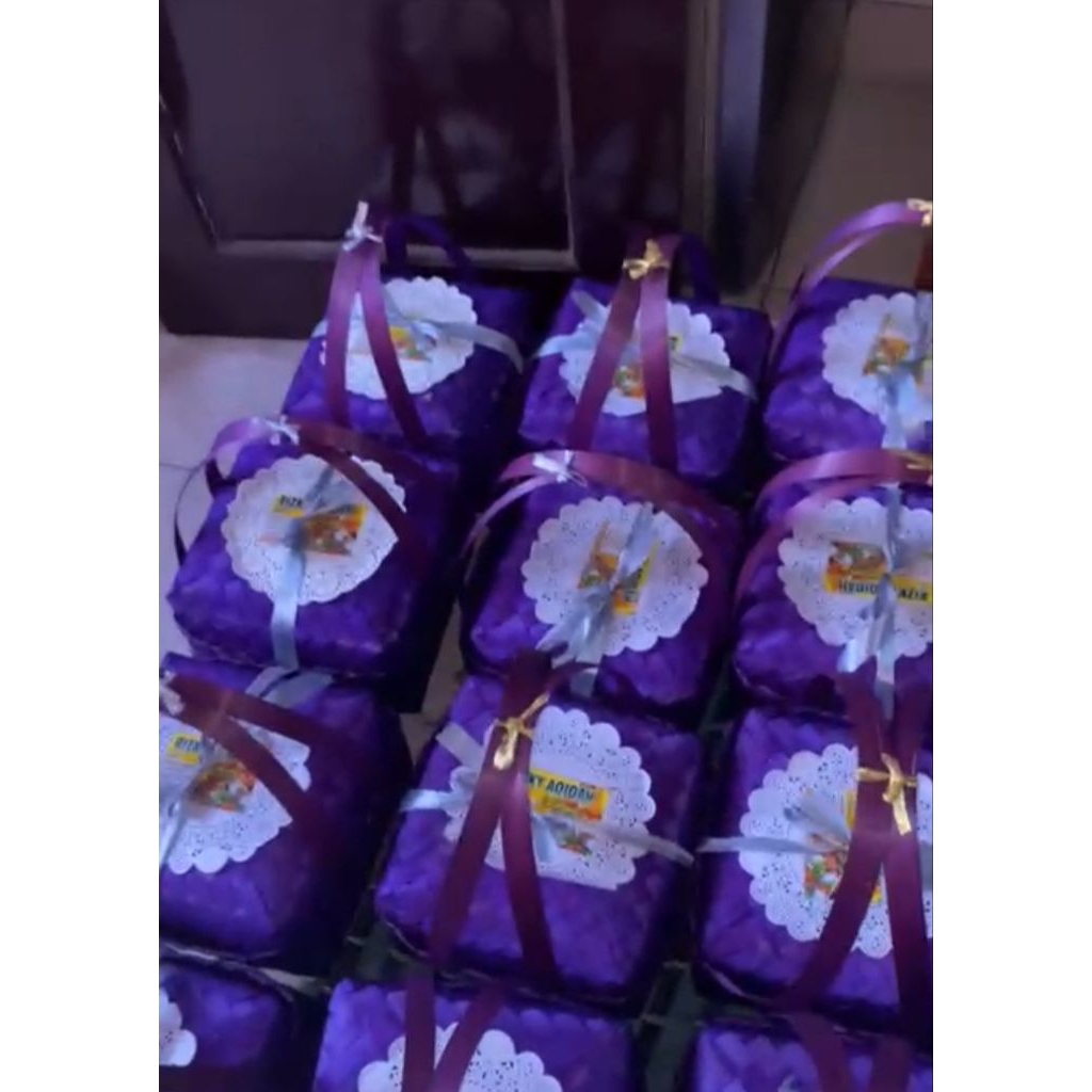 besek/besek jinjing/BESEK sovenir/besek rantang/rantang besek/besek hajatan. Free pita & kertas rend