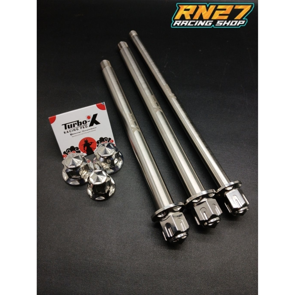Set As Roda Dan Mur Depan Belakang RX KING Probolt Stainless TURBO X Racing Pro