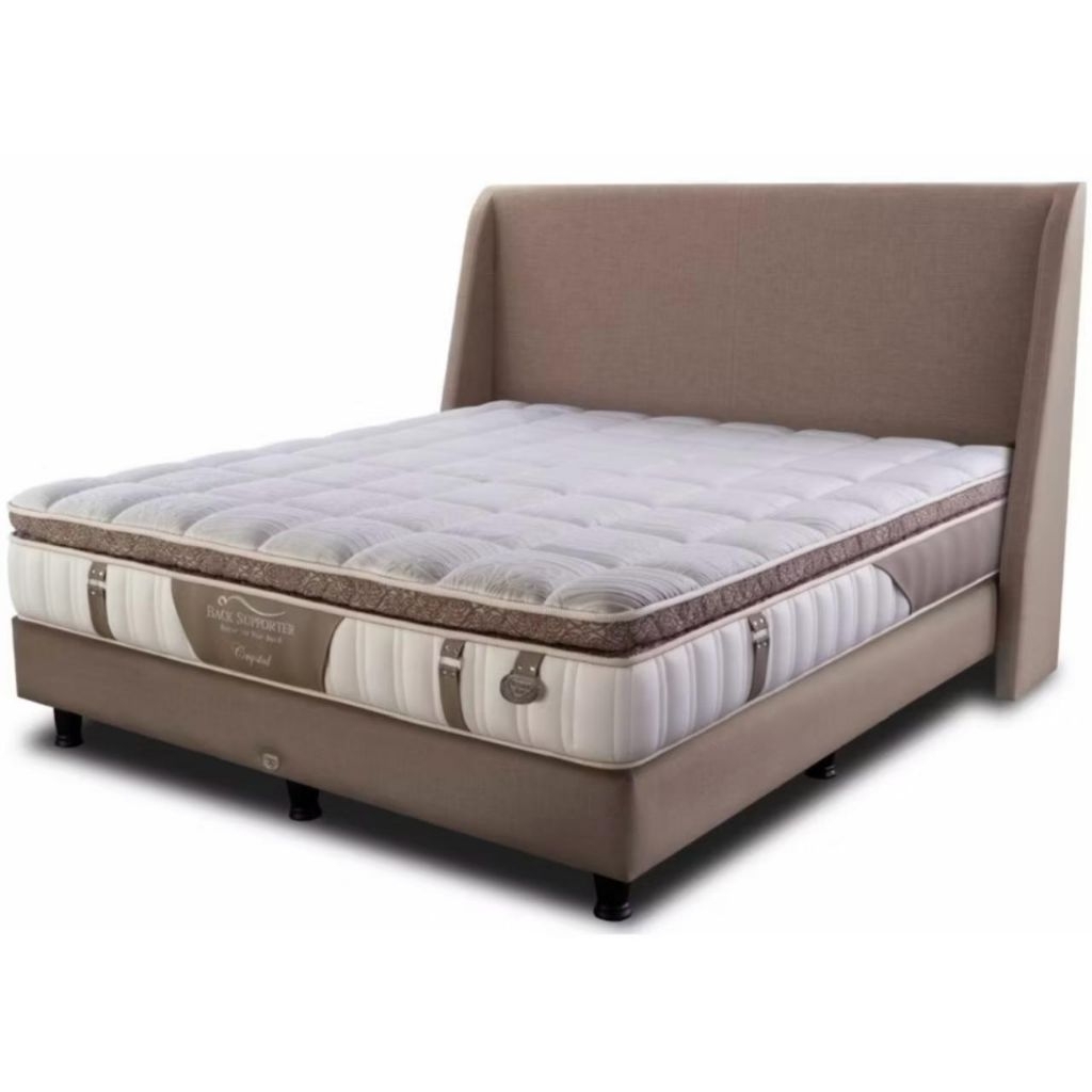 spring air crystal 160 x 200 kasur spring bed full set komplit