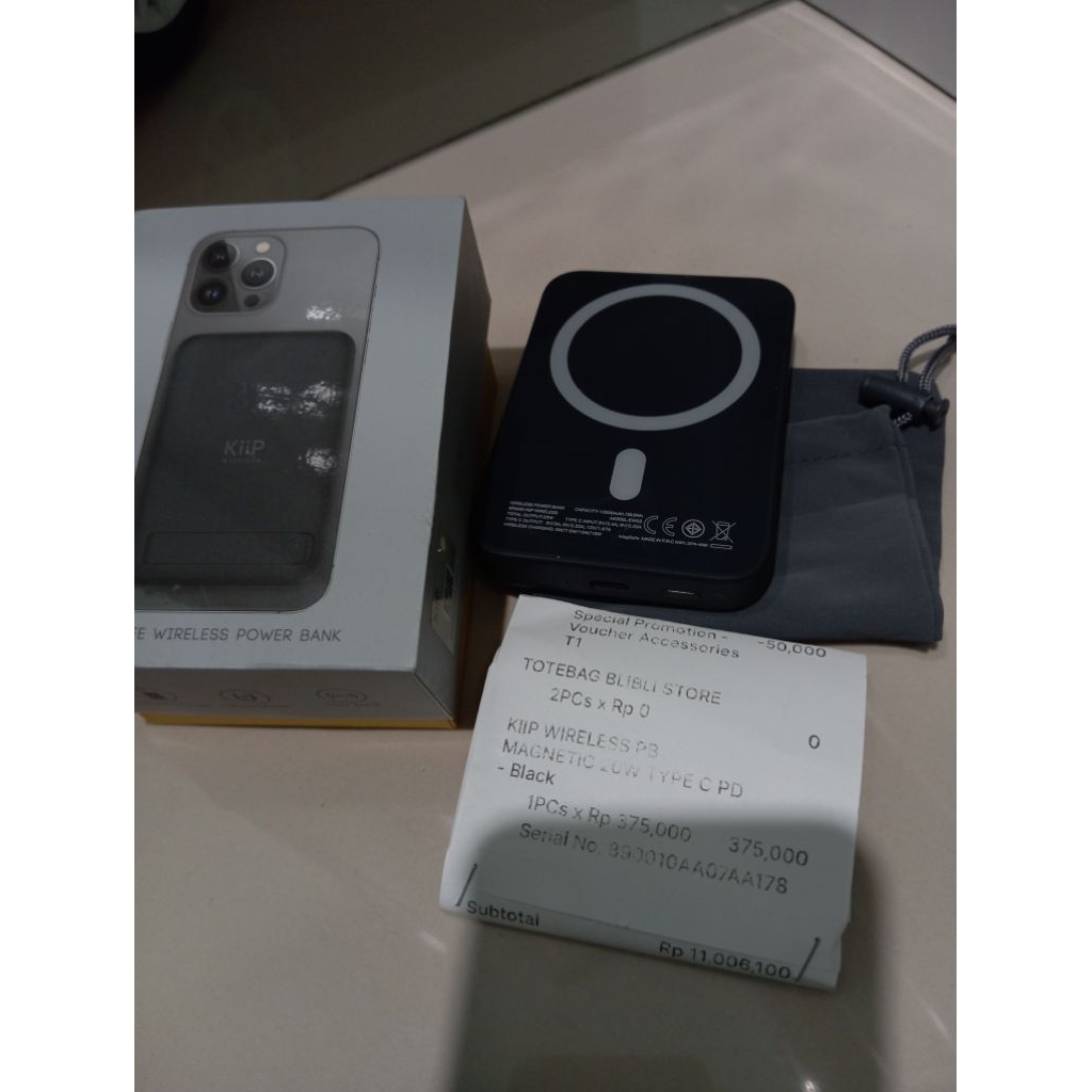 PL Powerbank KIIP Magsafe wireless 10000mAh