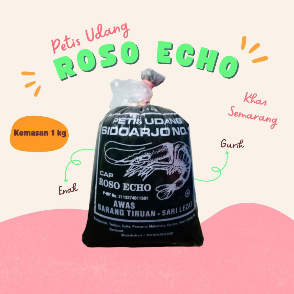 Petis Udang Khas Semarang Cap Roso Echo 1kg/Petis Khas Semarang/Petis Sidoarjo