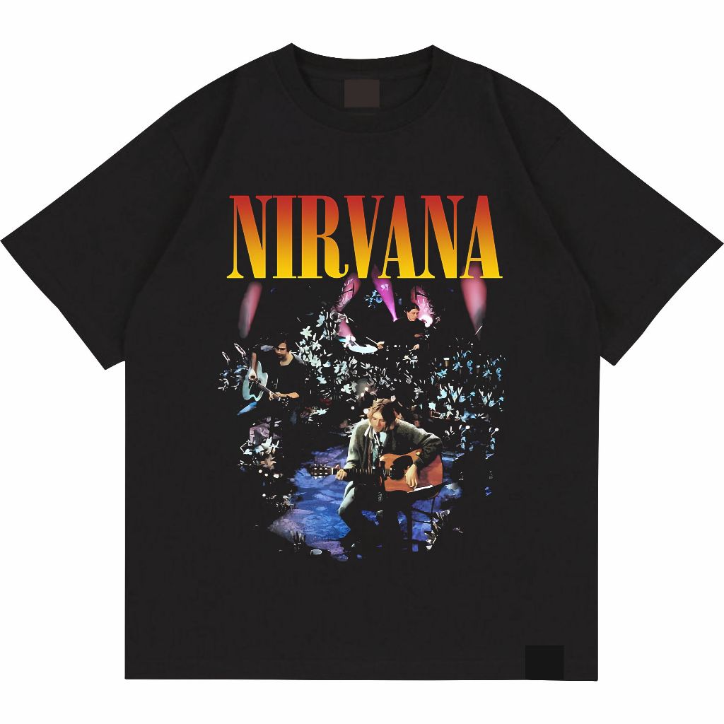 Kaos Band Nirvana - Live MTV / Tshirt Musik Rock Metal