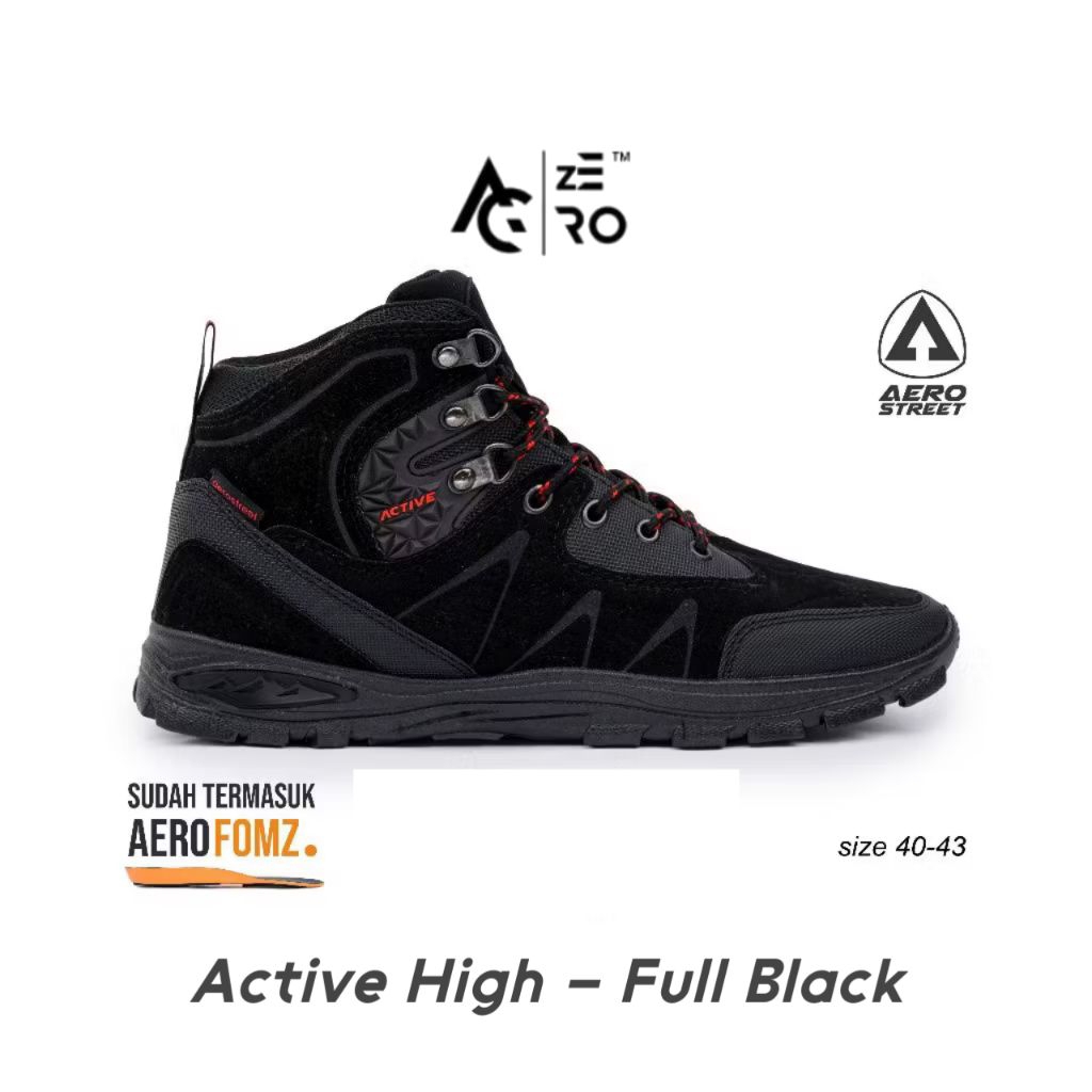 AEROSTREET ACTIVE HIGH SERIES 40-43 | SEPATU SNEAKERS SPORT CASUAL SEKOLAH PRIA WANITA AERO STREET