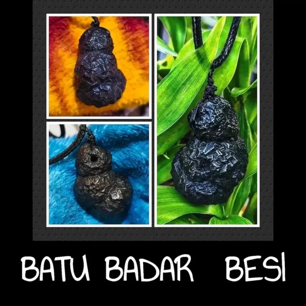 Liontin Batu Gajah Mada Badar Besi Tridatu