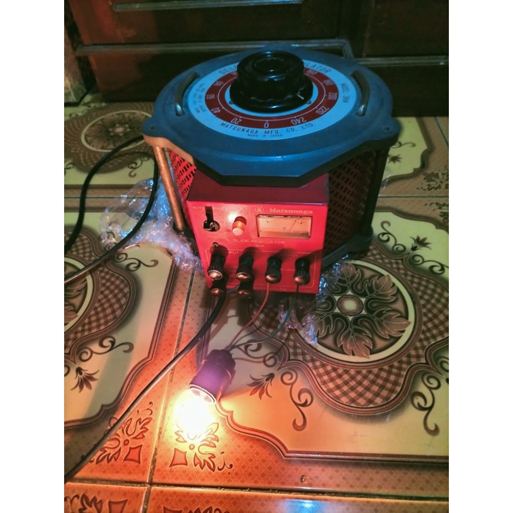 MATSUNAGA SLIDE REGULATOR 3KVA ORI JAPAN