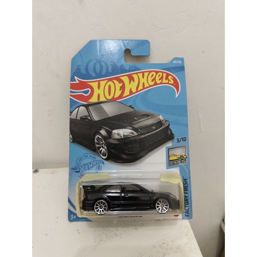 hot wheels civic si hitam