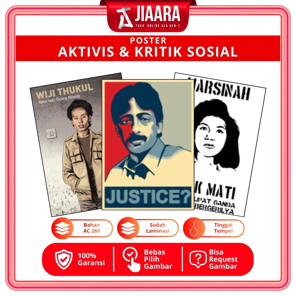 [JIAARA] Poster Aktivis / Kritik Sosial