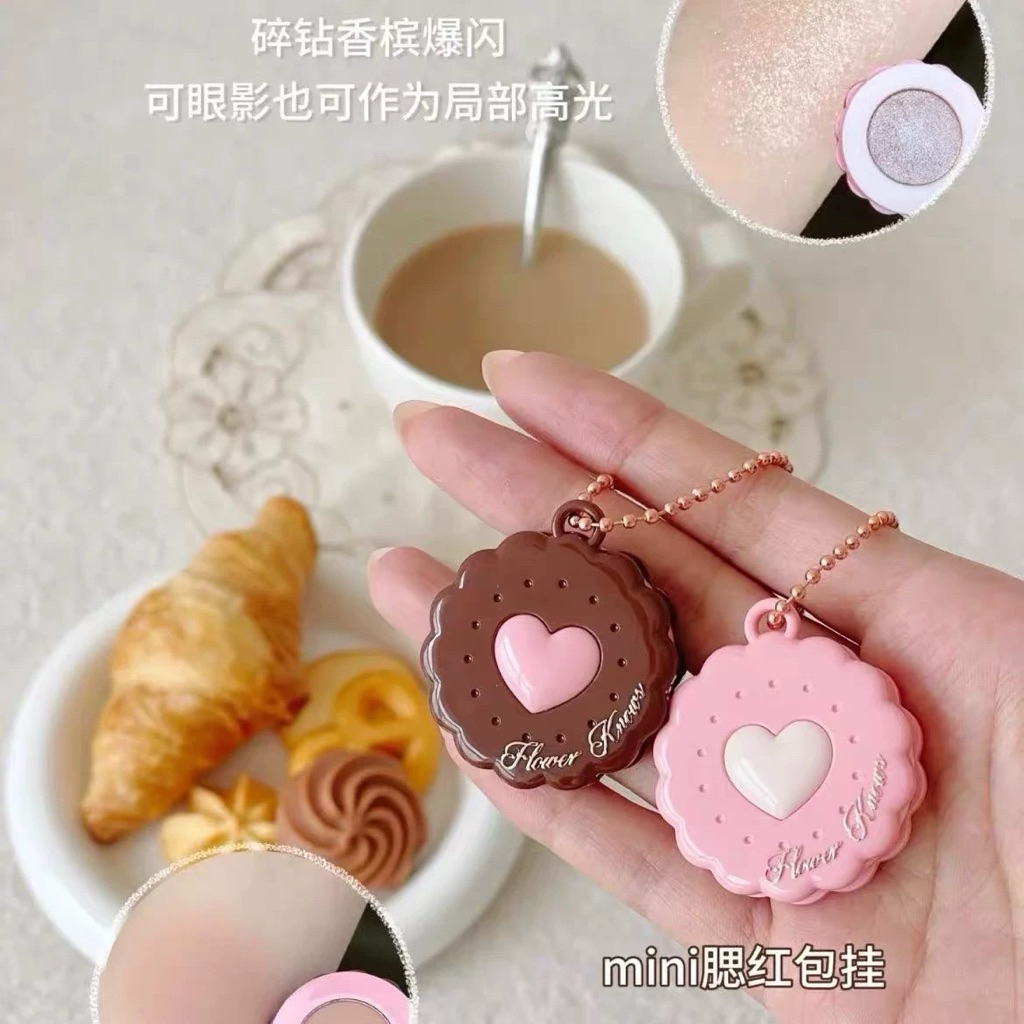 Flower Knows The Sweetie Bear Series mono blush mini charm blush