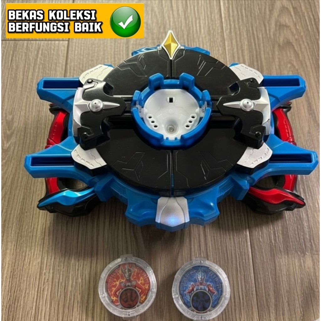 Dx Ultraman R/B Rosso Blue Changer Loose Bandai