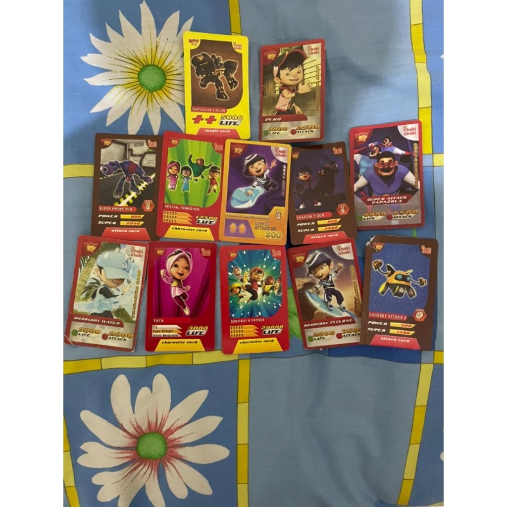 Kartu Choki Choki Boboiboy 2015-2016