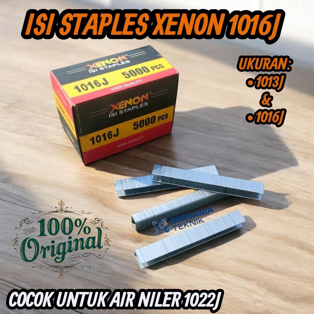 XENON Isi Staples Angin 1013J dan 1016J isi Staples Paku Tembak angin Steples jok motor Steples Trip