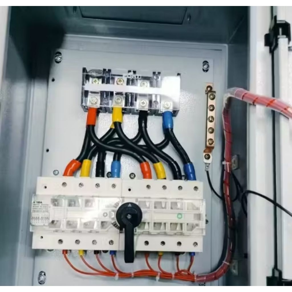 Panel Pln Genset Cos VMI 4P 80A Box 30x40x20 Plat 1,2mm Indoor