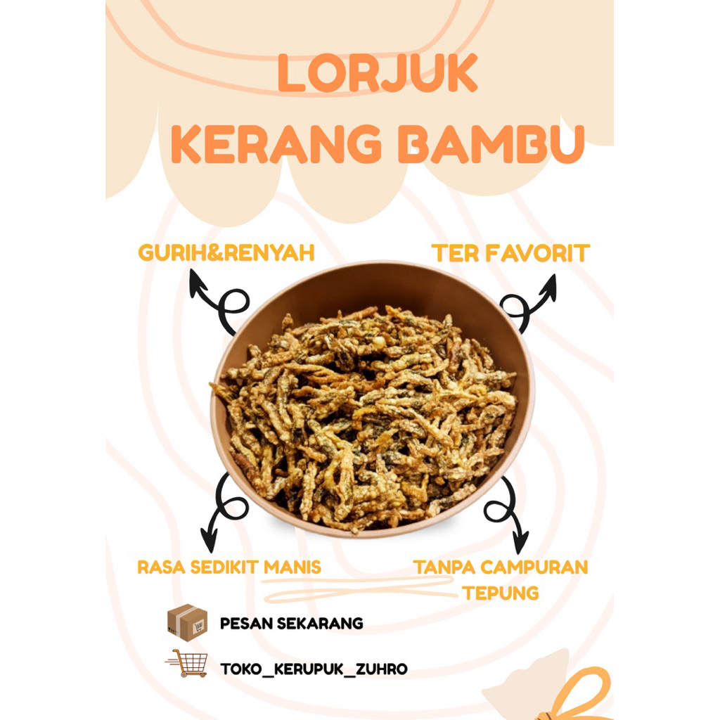 Lorjuk Kerang Bambu 1kg