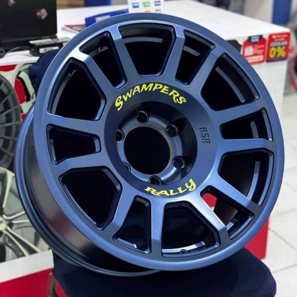 Velg Racing Pelek Mobil Pajero Fortuner Triton Hilux dll Hsr Swampers Ring 18 | Toko Velg Pekanbaru