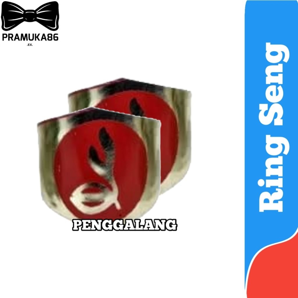 Kolong Kacu seng MERAH / Ring Hasduk Seng PENGGALANGAN / Ring Kolong Kacu Hasduk Pramuka Bahan Seng