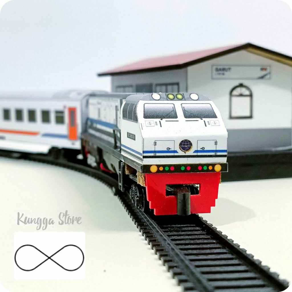 Kereta Api Indonesia CC203 Dishub Gerbong Ekonomi Stasiun Rel 8