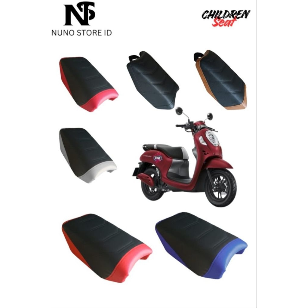 Jok Boncengan Anak Kursi Tambahan Anak Bangku Boncengan Anak Motor Scoopy New Scoopy Old