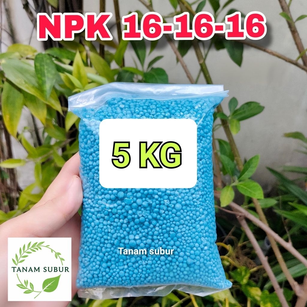 PUPUK NPK 16-16-16 5KG | PUPUK NPK 16-16-16 | PUPUK MUTIARA | PUPUK YARAMILA | PUPUK GODHONG PRIMA |