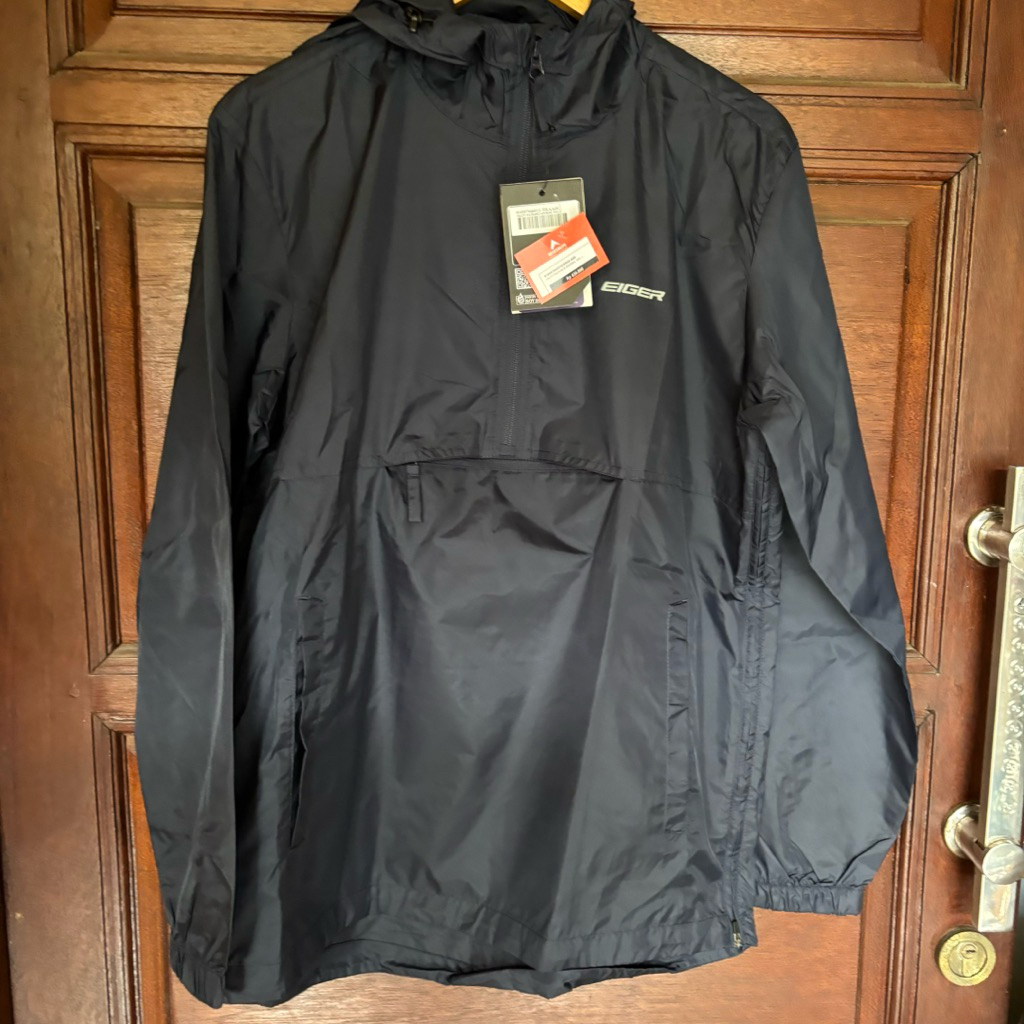 Jaket packable Half Zipper Anorak