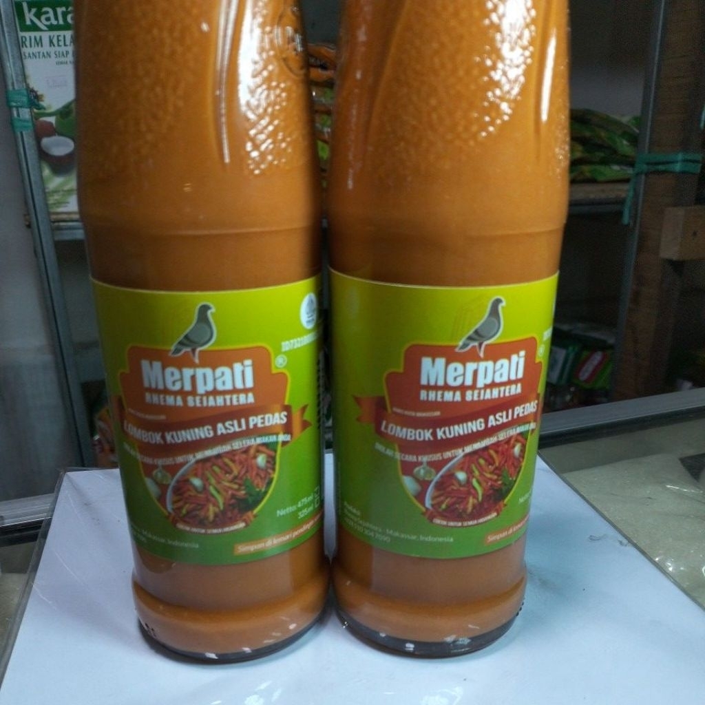 Saos Lombok Kuning merpati botol