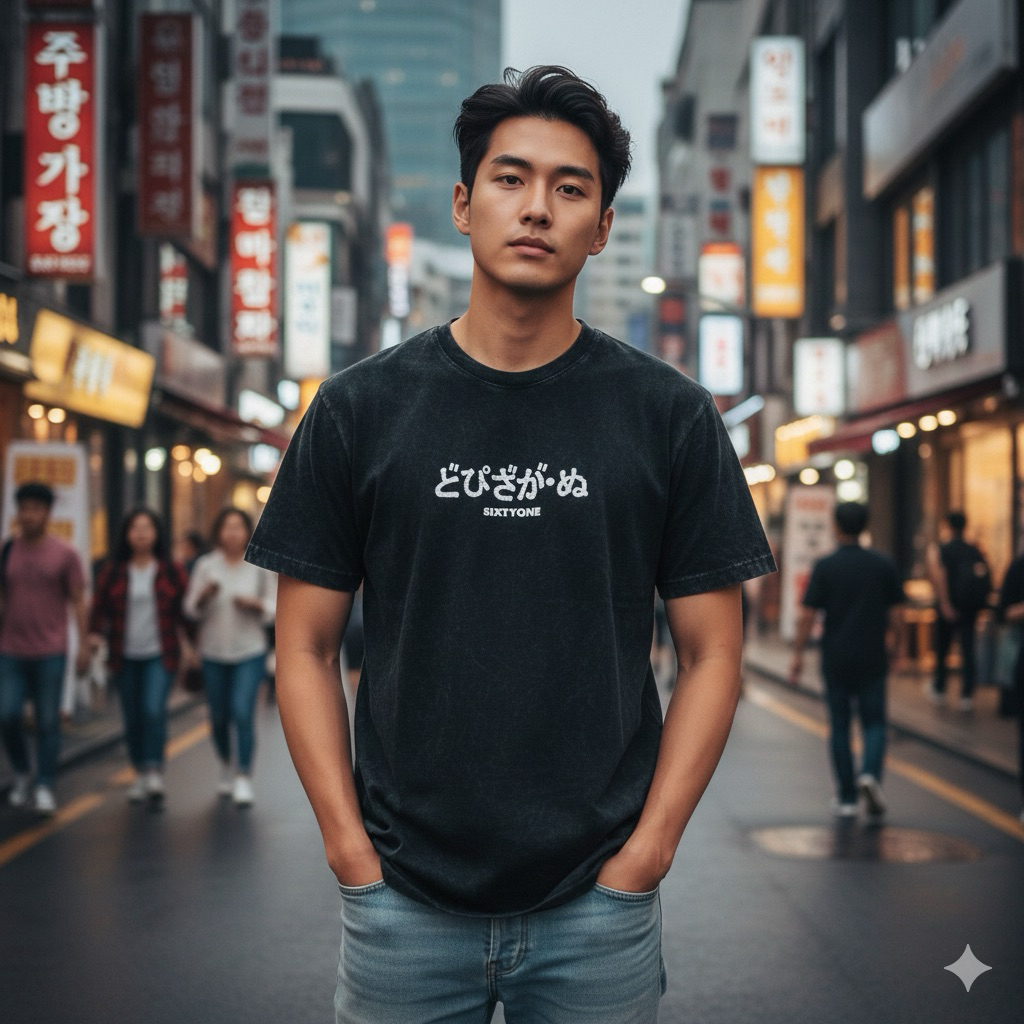 Number Sixty One Kaos Washing Pria MS17 MS18