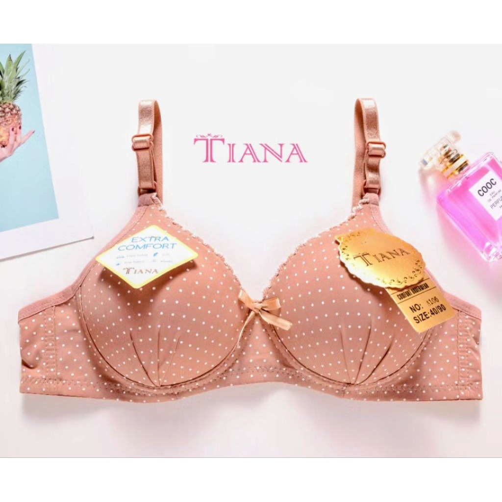 A106 Bra abg tanpa kawat cup A kancing 2 Bra fashion ukuran 34.36.38.40